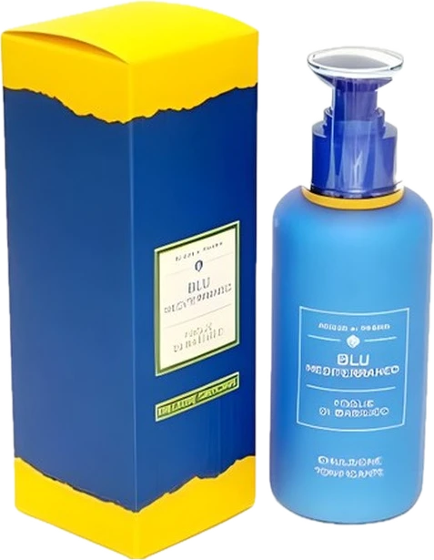 Blu Mediterraneo Foglie di Basilico
