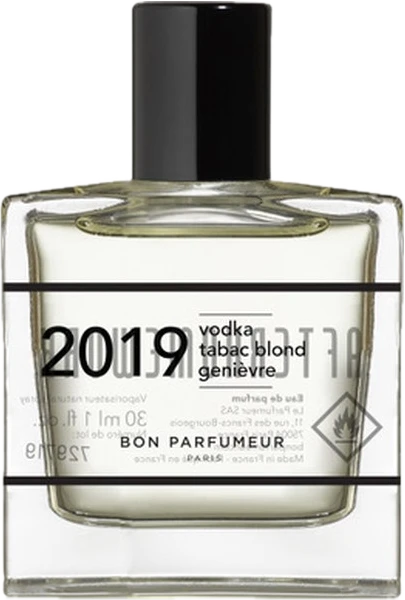 2019 vodka, tobacco, juniper