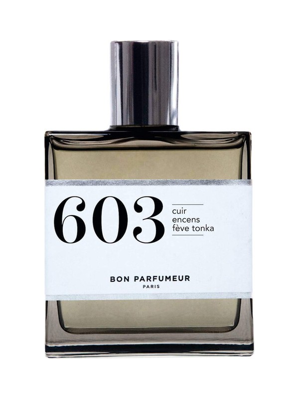 603 cuir, encens, fève tonka