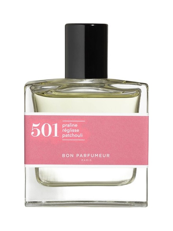 501 praline, licorice, patchouli