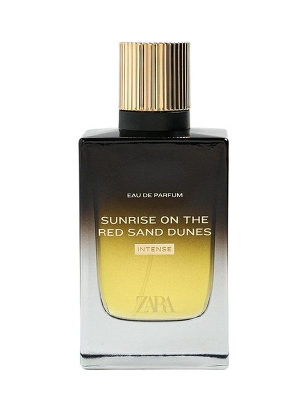 Sunrise on the Red Sand Dunes Intense